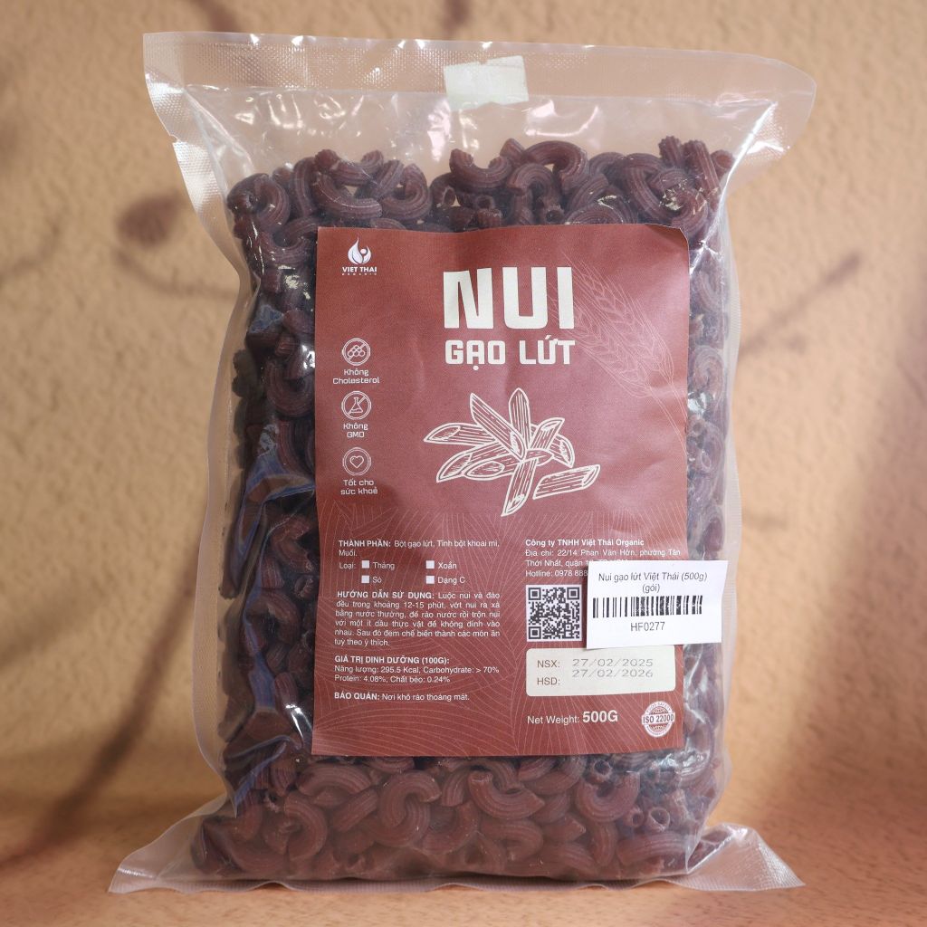Nui Gạo Lứt VIỆT THÁI (500g)