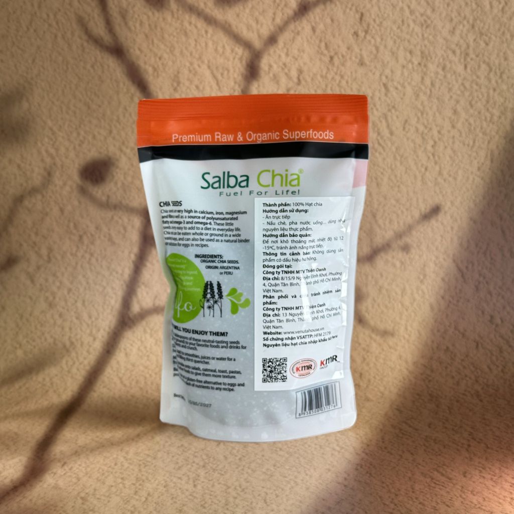 Hạt Chia Salba Mix 2 Loại (450g)
