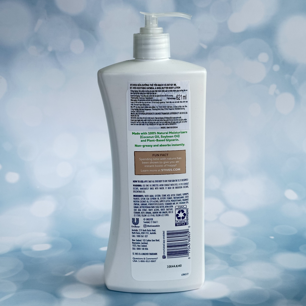 Sữa Dưỡng Thể Toàn Thân St.Ives Body Lotion (621ml)