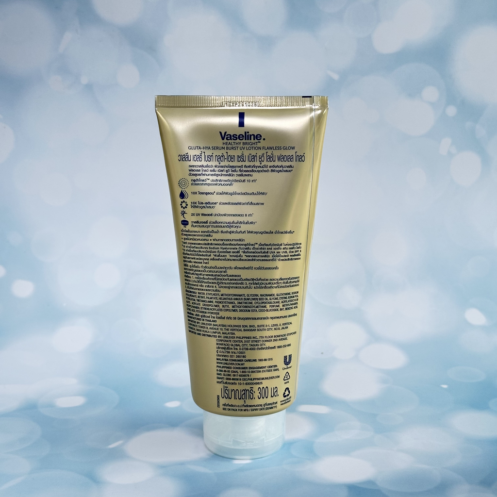 Sữa Dưỡng Thể Ban Ngày Chống Nắng Vaseline Gluta-Hya (300ml)