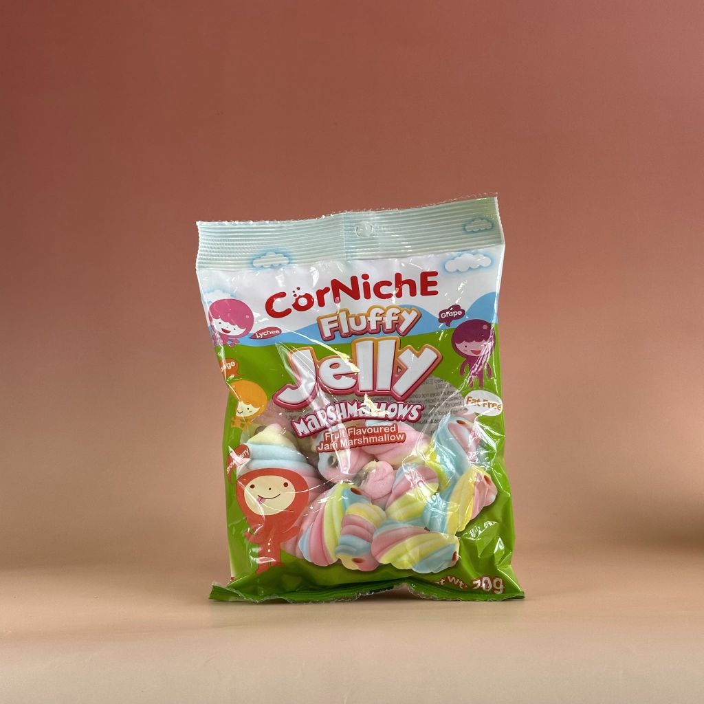 Kẹo Dẻo Fluffy Jelly Marshmallows (70g)