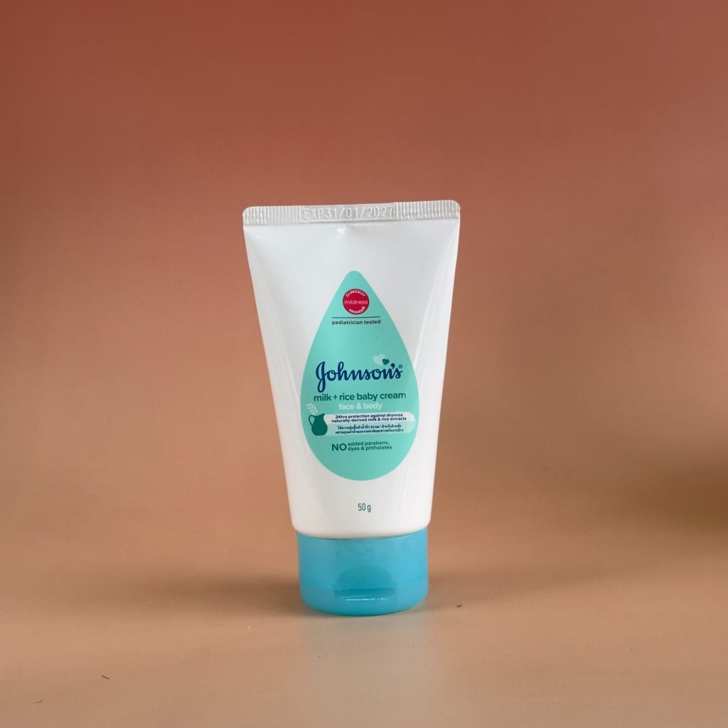 Kem Dưỡng Ẩm Chống Nẻ Johnson’s Baby Gạo (50g)