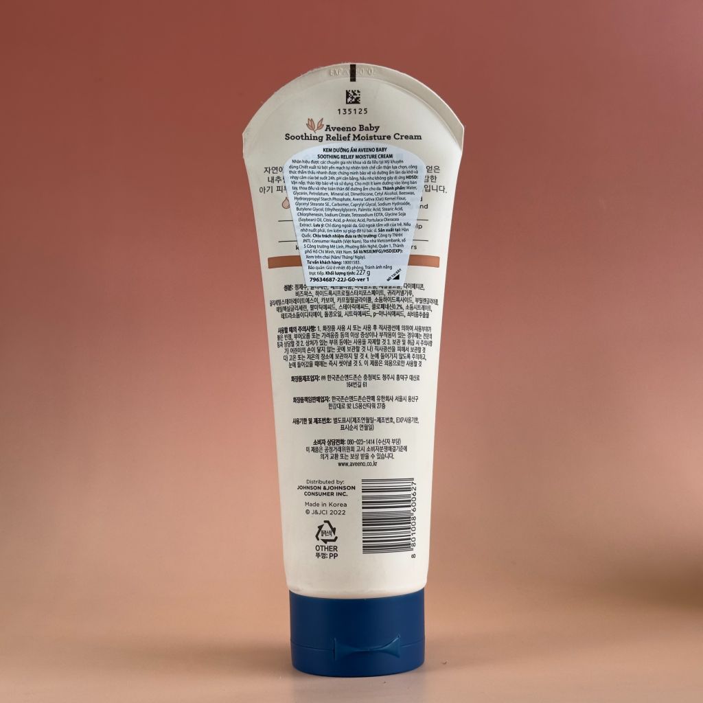 Kem Dưỡng Da Nhạy Cảm Cho Bé Aveeno Baby Soothing Relief (227g)