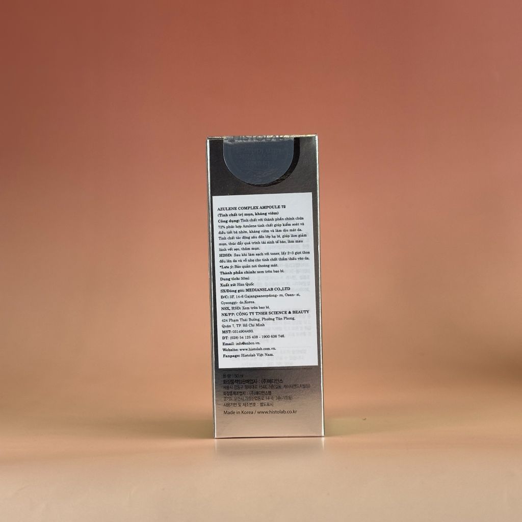 Tinh Chất Trị Mụn Kháng Viêm Azulene Complex Ampoule 72% (50ml)