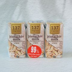 Sữa Hạt Dẻ Cười Nguyên Chất 137 Degrees (3 x 180ml)