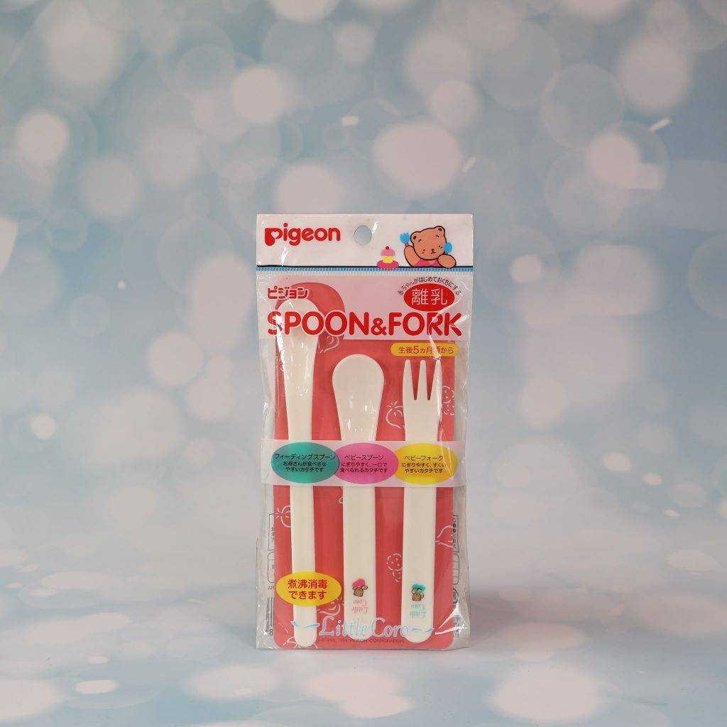 Set Muỗng Nĩa Tập Ăn PIGEON Cho Bé