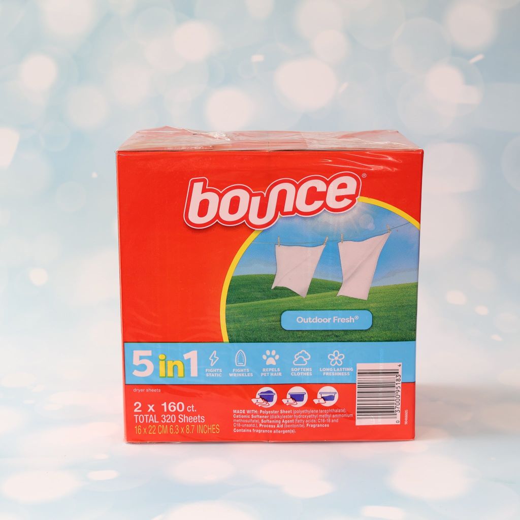Giấy Thơm Quần Áo Bounce (2x160 Tờ)