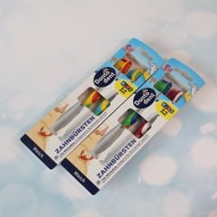 Bàn Chải Đánh Răng Cho Bé Donto Dent Kids 3–6 Tuổi (2 Cây)