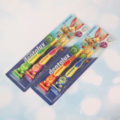 Bàn Chải Đánh Răng Trẻ Em Dentalux 0–6 Tuổi (Set 2 Cây)