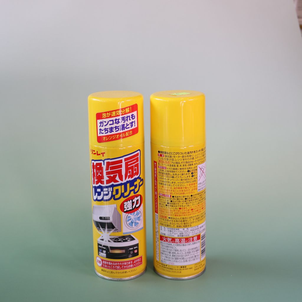Xịt Khử Mảng Bám Dầu Mỡ Rinrei Nhật Bản (330ml)