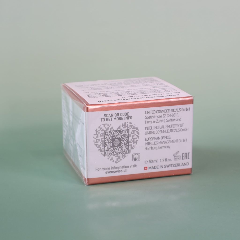 Kem Dưỡng Cấp Ẩm & Phục Hồi Da Evenswiss Rich Regenerating Cream (50ml – Hộp)