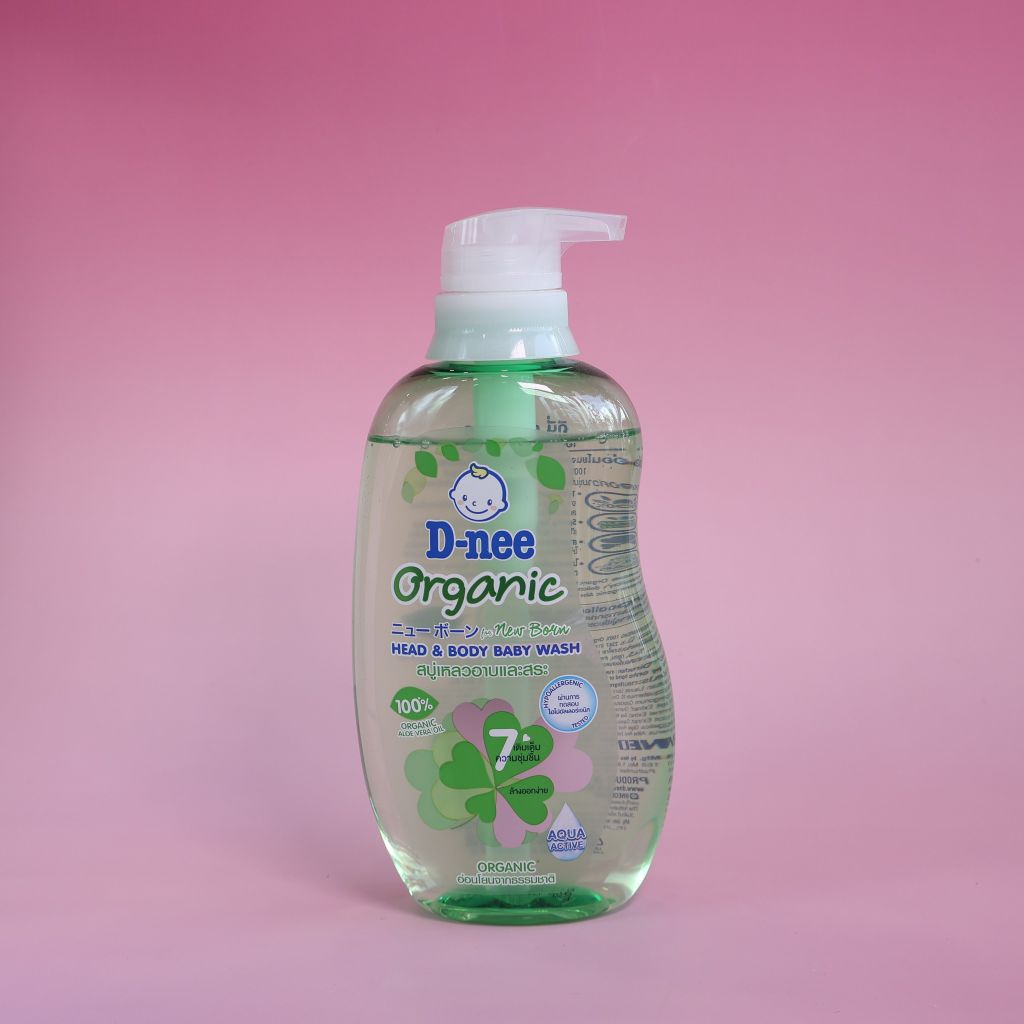 Tắm gội cho bé D-NEE Organic gluten free (380ml)
