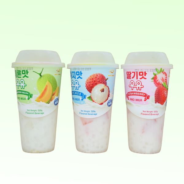 Sữa chua thạch trái cây PRO MILK vị dưa lưới (520g)