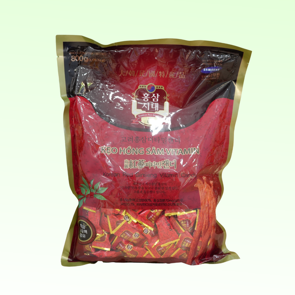 Kẹo Hồng Sâm đỏ cứng 800GR