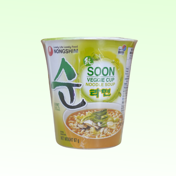 Mỳ ly chay soon Veggie ramyun cup 67g x 12