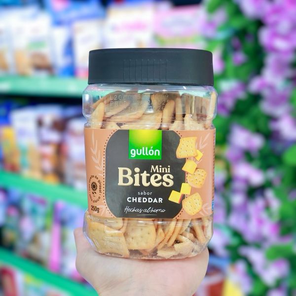 Bánh Qui Gullon Bites sabor Cheddar (250g)