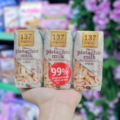 Sữa Hạt Dẻ Cười Nguyên Chất 137 Degrees (3 x 180ml)