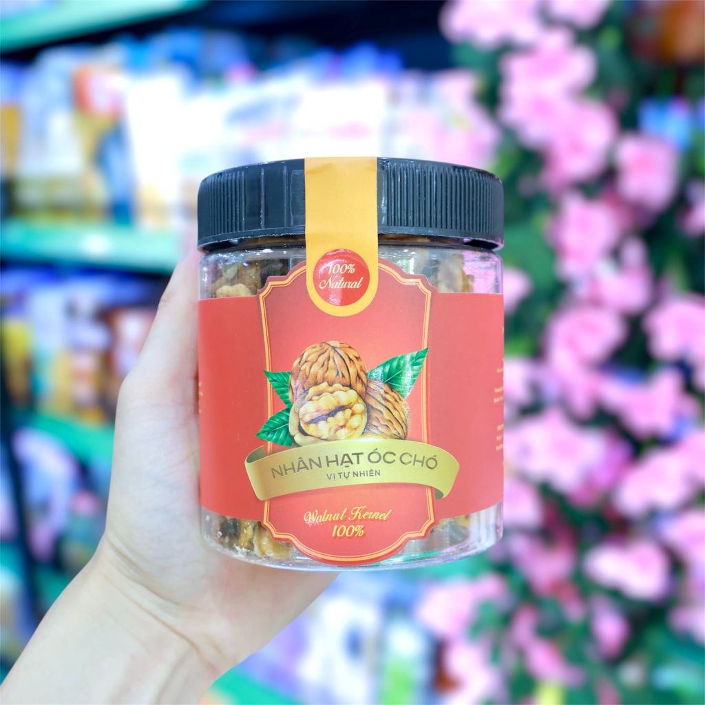 Nhân hạt óc chó vị tự nhiên 2 màu (190g)