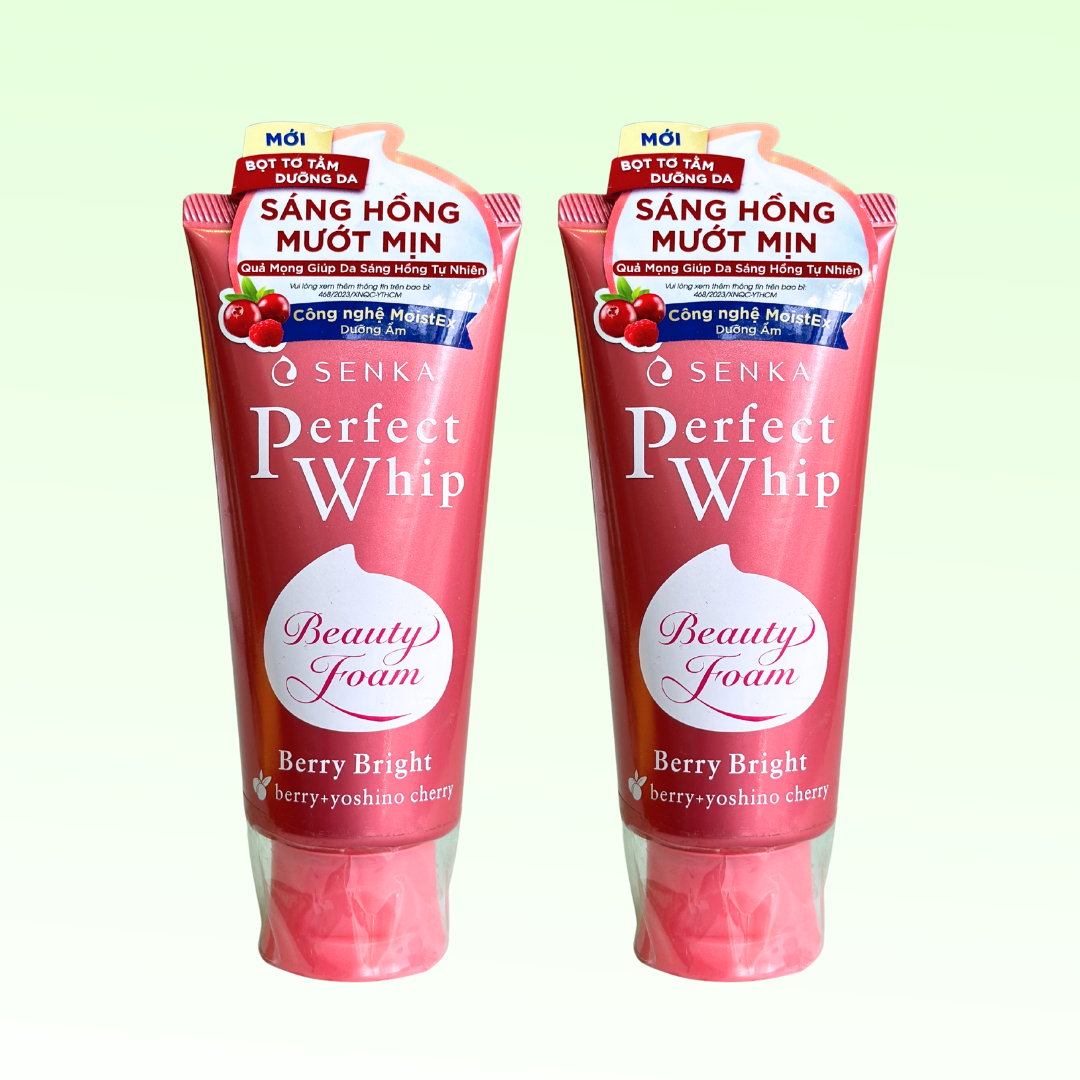 Sữa Rửa Mặt Senka Dưỡng Sáng Hồng (100g)