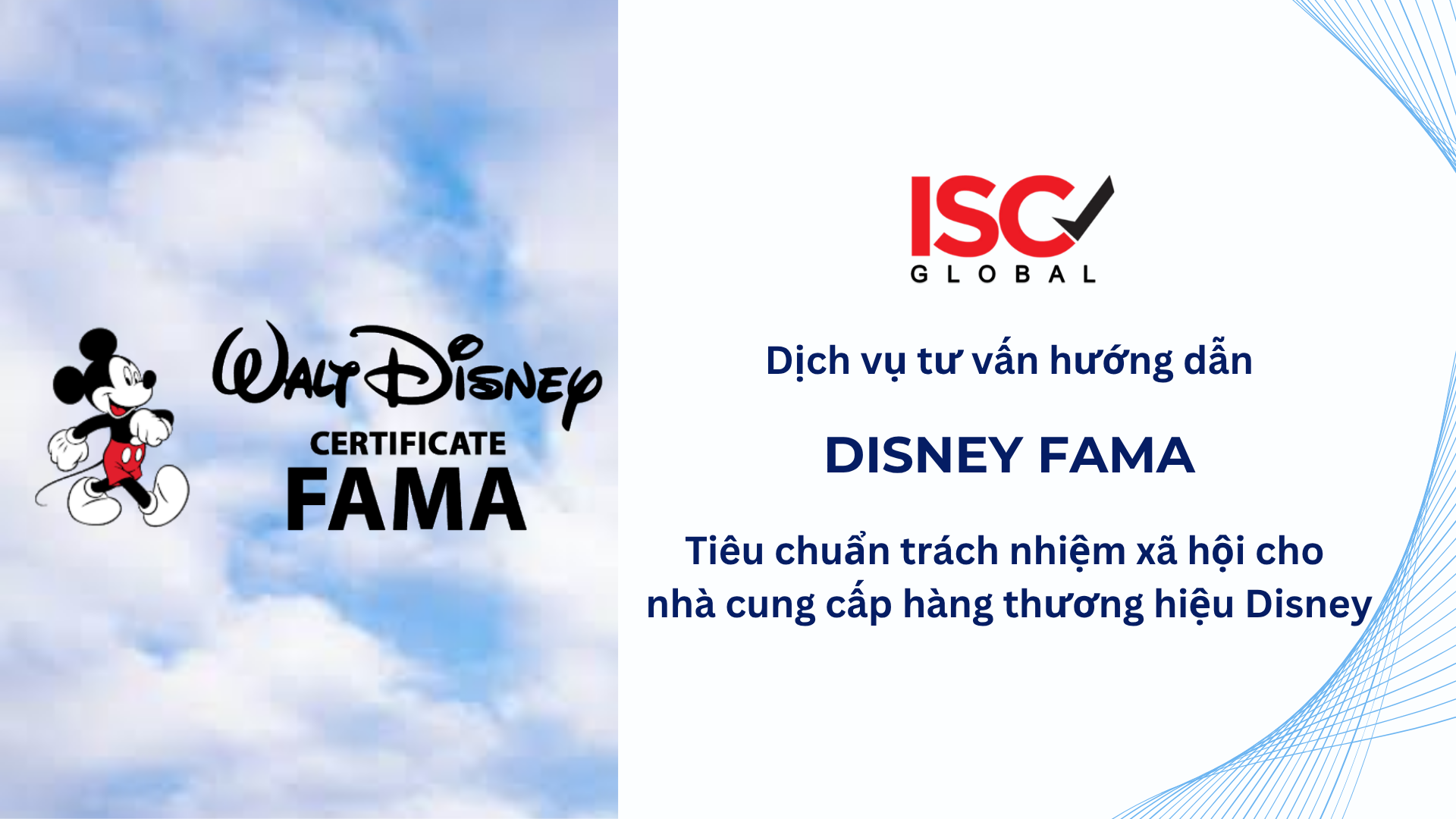  Dịch vụ tư vấn hướng dẫn tiêu chuẩn Disney FAMA 