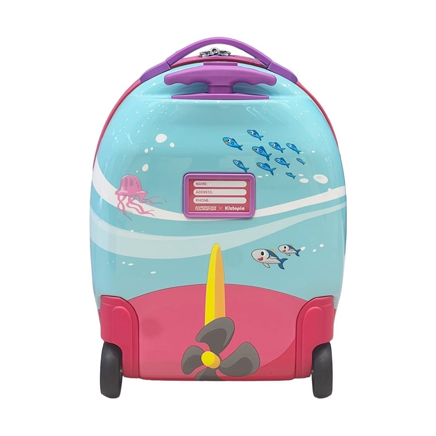 Vali trẻ em AT Kiztopia Upright 47/17 TSA Hippo