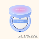  WONDER BATH - Kem Chống Nắng Sản phẩm trang điểm Phấn Nước Chosungah TM Bounce Up Pact Ultra Camellia Edition 02 Sand Beige – Bảo Vệ Da Trước Tia UV 