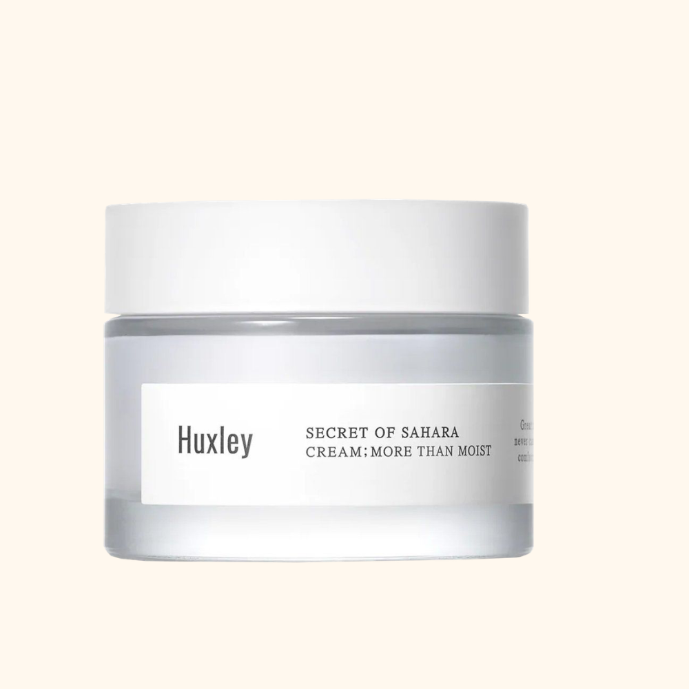  HUXLEY - Kem Dưỡng Ẩm Secret Of Sahara Cream More Than Moist 50ml - Làm Dịu Da, Ngăn Ngừa Lão Hóa – Hỗ Trợ Thông Thoáng Lỗ Chân Lông 