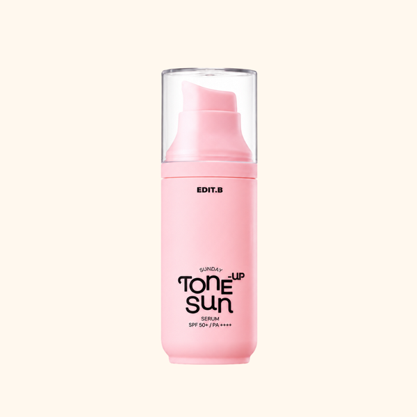 EDIT.B - Kem Chống Nắng Sunday Tone Up Sun Serum Pink 55ml – Bảo Vệ Da Trước Tia UV