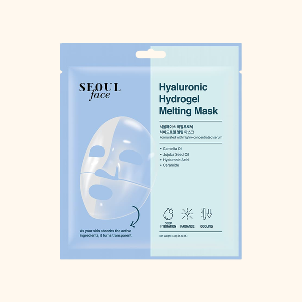 DERMAL - Mặt Nạ Seoul Face Hyaluronic Hydrogel Melting Mask 34g – Cấp Ẩm