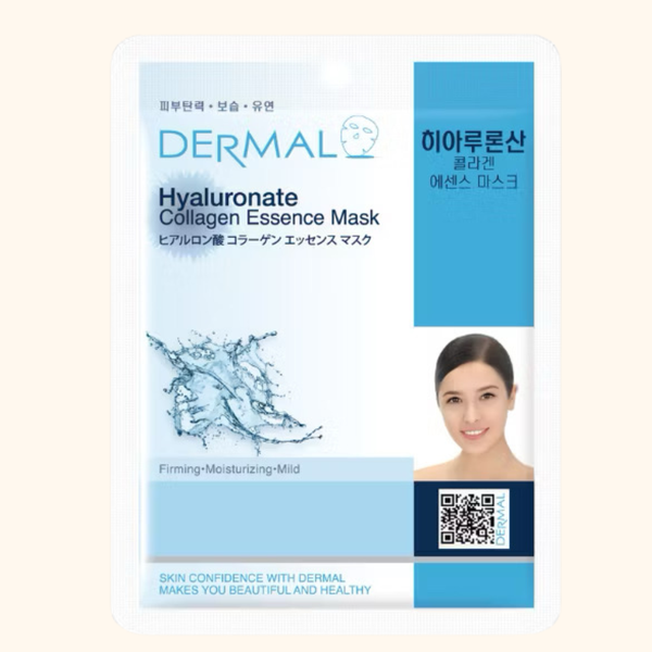 DERMAL - Mặt Nạ Hyaluronate Collagen Essence Mask – Cấp Ẩm, Hỗ Trợ Độ Đàn Hồi