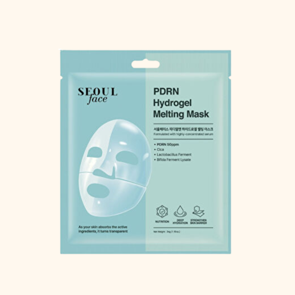  DERMAL - Mặt Nạ Seoul Face PDRN Hydrogel Melting Mask 34g – Chăm Sóc Da Hằng Ngày 