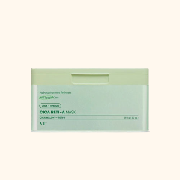 VT COSMETICS - Mặt Nạ CICA Reti-A Mask 30Ea – Làm Dịu Da Dễ Nổi Mụn