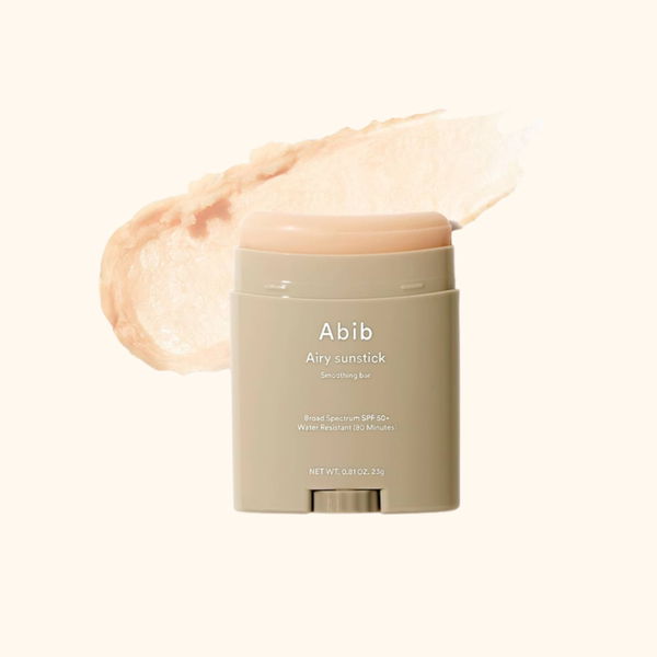 ABIB - Kem Chống Nắng Airy Sunstick Smoothing Bar 23g – Bảo Vệ Da Trước Tia UV