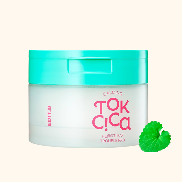 EDIT.B - Toner Pad Calming Tok CICA Heartleaf Trouble Pad 70 Sheets – Làm Dịu Da Dễ Nổi Mụn