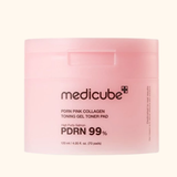  MEDICUBE - Toner Pad Toner Pad PDRN Pink Collagen Toning Gel Pad 70 Miếng – Cấp Ẩm, Hỗ Trợ Độ Đàn Hồi 