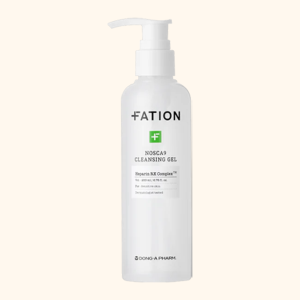 FATION - Gel Rửa Mặt Nosca9 Cleansing Gel 200ml – Làm Sạch Dịu Nhẹ Cho Da Dễ Nổi Mụn