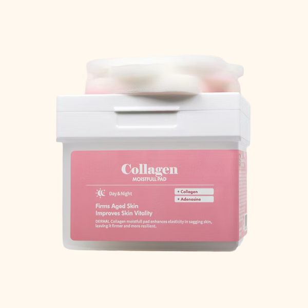 DERMAL - Toner Pad Collagen Moistfull Pad – Cấp Ẩm, Hỗ Trợ Độ Đàn Hồi