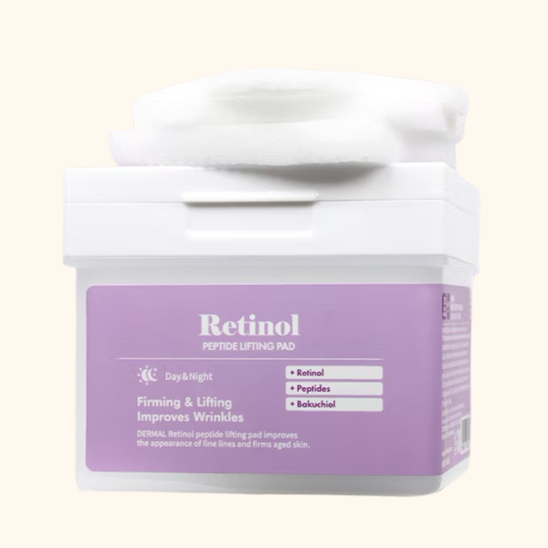 DERMAL - Toner Pad Toner Pad Retinol Peptide Lifting Pad – Hỗ Trợ Độ Đàn Hồi