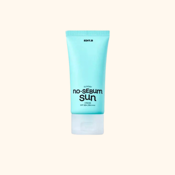 EDIT.B - Kem Chống Nắng Sunday No-Sebum Sun Cream 50ml – Bảo Vệ Da Trước Tia UV