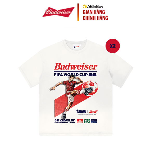 [Grocer Gift]  Combo 2 Áo thun Budweiser phiên bản Đặc biệt