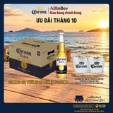 Combo 2 Thùng Bia Corona-Extra nhập khẩu thùng 24 chai (250ml/chai)