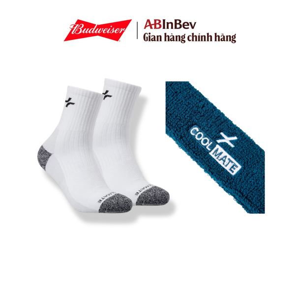 [QUÀ TẶNG KHÔNG BÁN] Combo 2 bộ Headband và Tất thể thao cổ cao