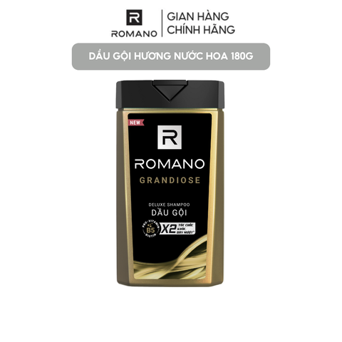 [QUÀ TẶNG KHÔNG BÁN] DẦU GỘI ROMANO HƯƠNG GRANDIOSE 180G
