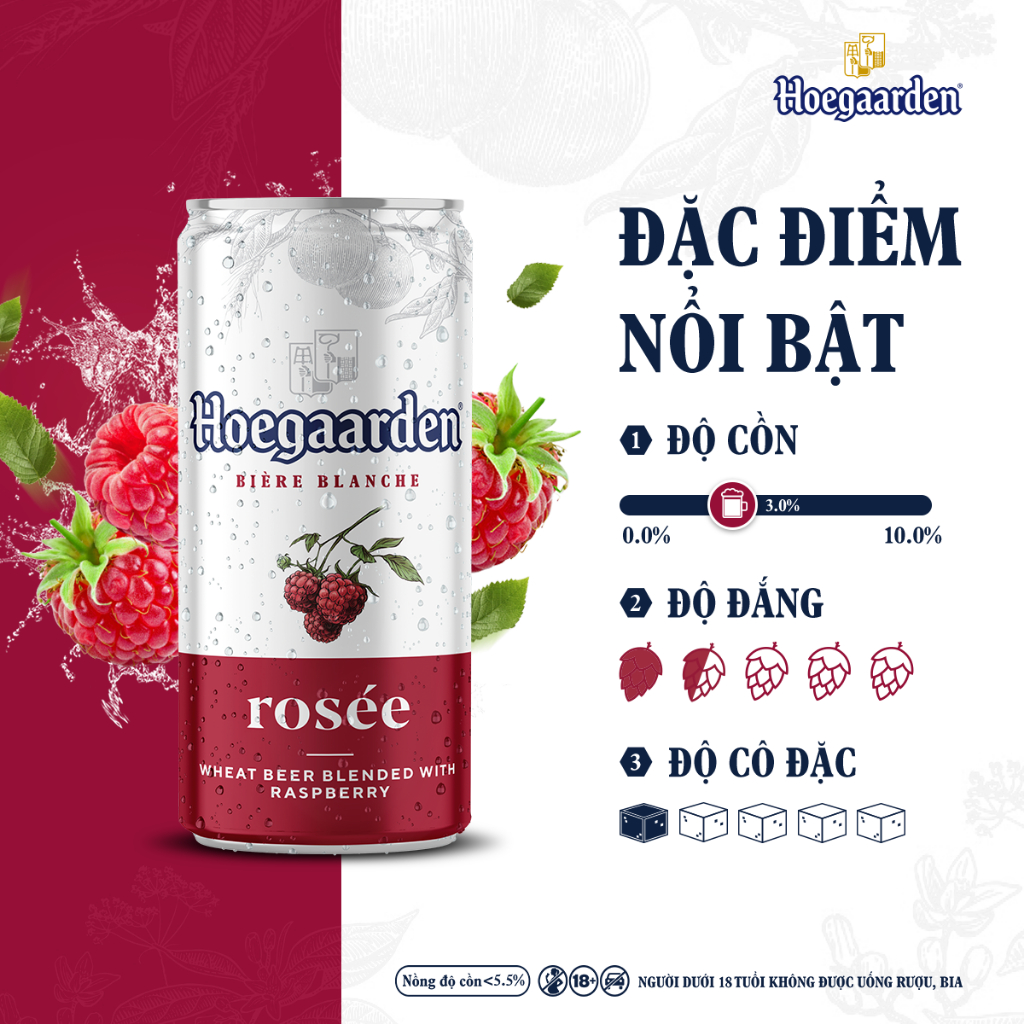 [QUÀ TẶNG KHÔNG BÁN] Combo 2 Ly Thủy Tinh Hoegaarden 330ml