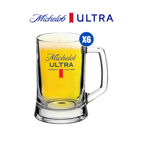 [QUÀ TẶNG KHÔNG BÁN] Combo 6 Ly Thủy Tinh Michelob Ultra 350ml