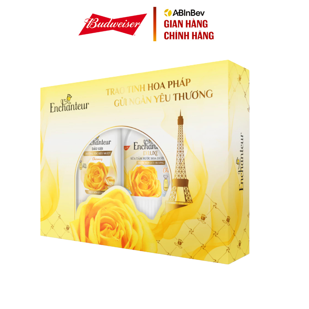 [Grocery Gift] Combo Tắm Gội cao cấp Enchanteur 180G