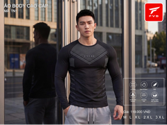 Áo Thể Thao Body Dài Tay Cao Cấp FVB Mã TN3 — Thiết Kế Mạnh Mẽ, Tôn Dáng Săn Chắc