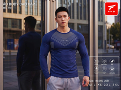 Áo Thể Thao Body Dài Tay Cao Cấp FVB Mã TN4 — Thiết Kế Mạnh Mẽ, Tôn Dáng Săn Chắc