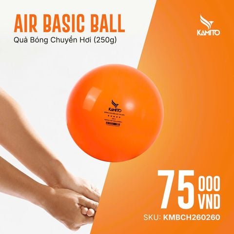 Quả Bóng Chuyền Hơi Kamito Air Basic Ball (250g) Chính Hãng – Bền Bỉ, Chuẩn Thi Đấu