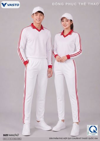 Đồng Phục Rước Hồng Kỳ, Diễu Hành Hội Thao Dài Tay VastoD03 – Sang Trọng, Lịch Sự, Chuẩn Form